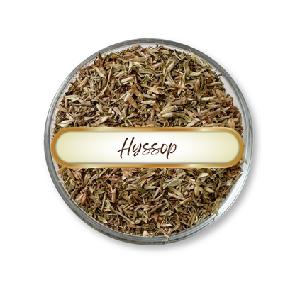 Hyssop Herb, Cut and Sifted, Organic
