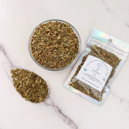 Hyssop Herb, Cut and Sifted, Organic
