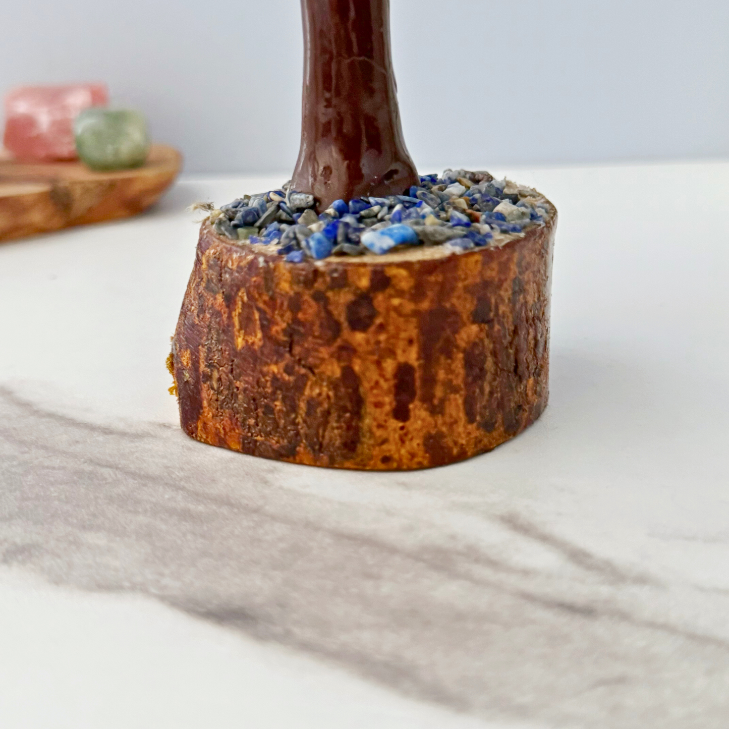 8" Lapis Lazuli Crystal Gemstone Tree