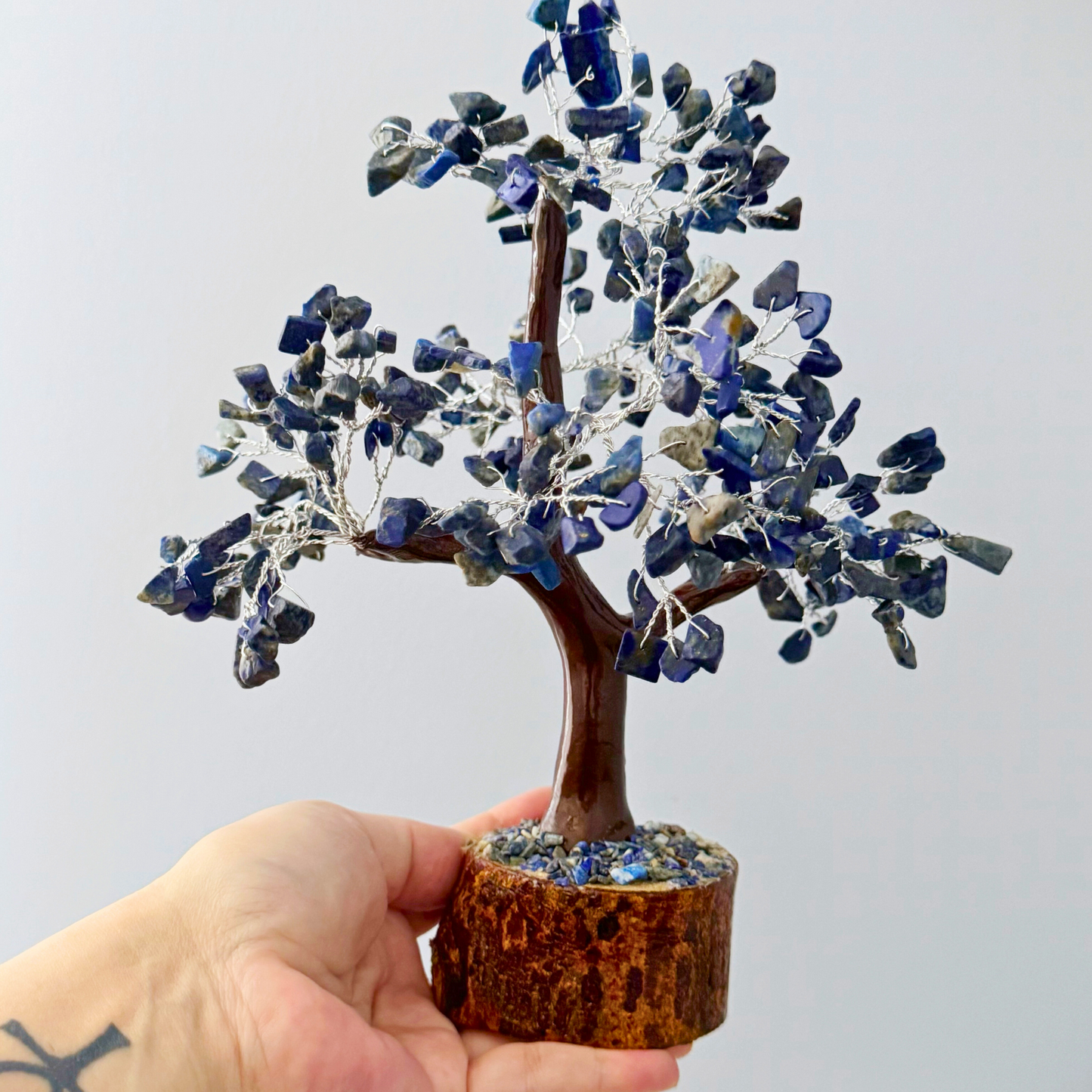 8" Lapis Lazuli Crystal Gemstone Tree
