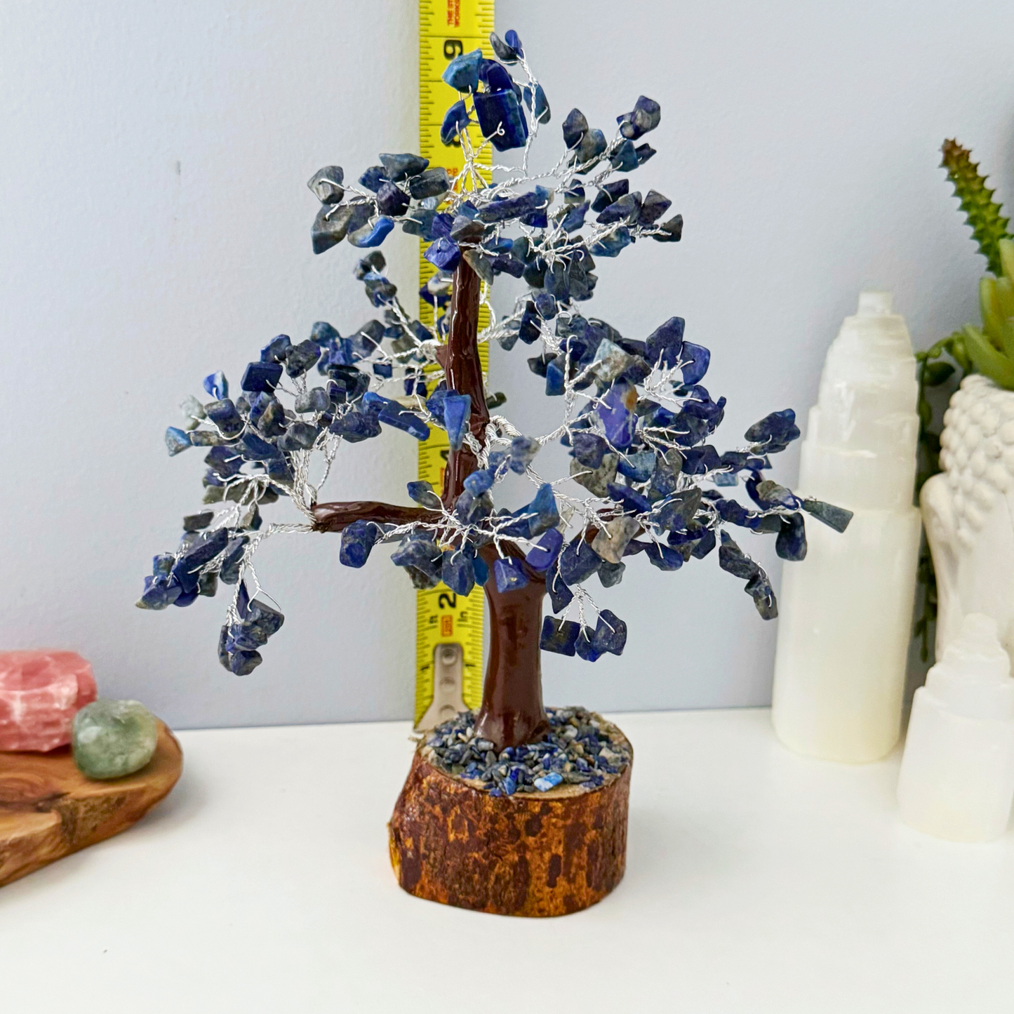 8" Lapis Lazuli Crystal Gemstone Tree