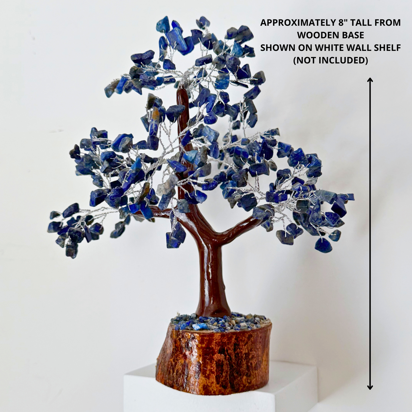 8" Lapis Lazuli Crystal Gemstone Tree