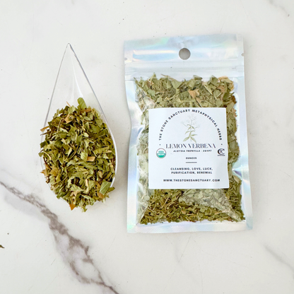 Lemon Verbena Leaf, Cut and Sifted, Organic