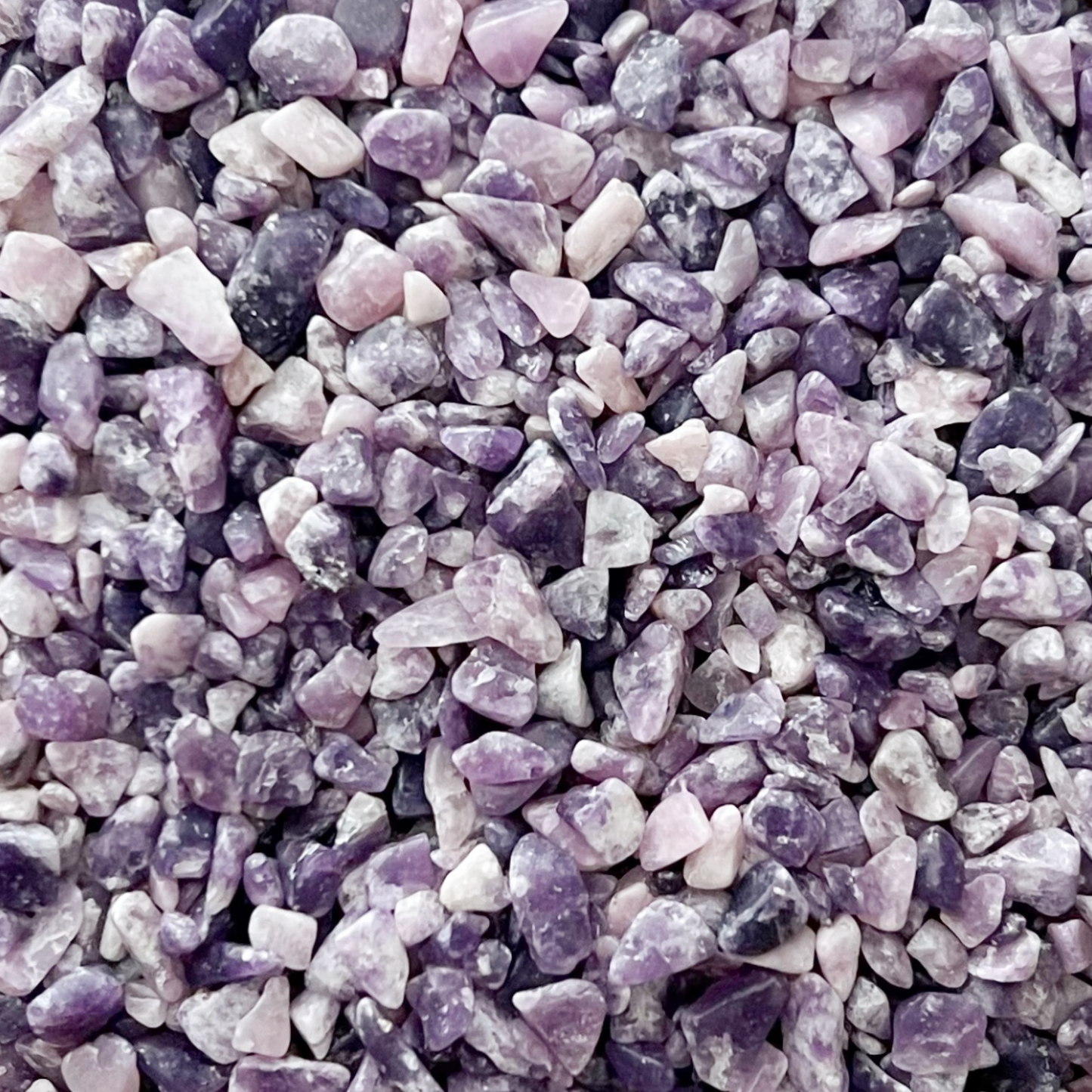 Lepidolite Crystal Chips