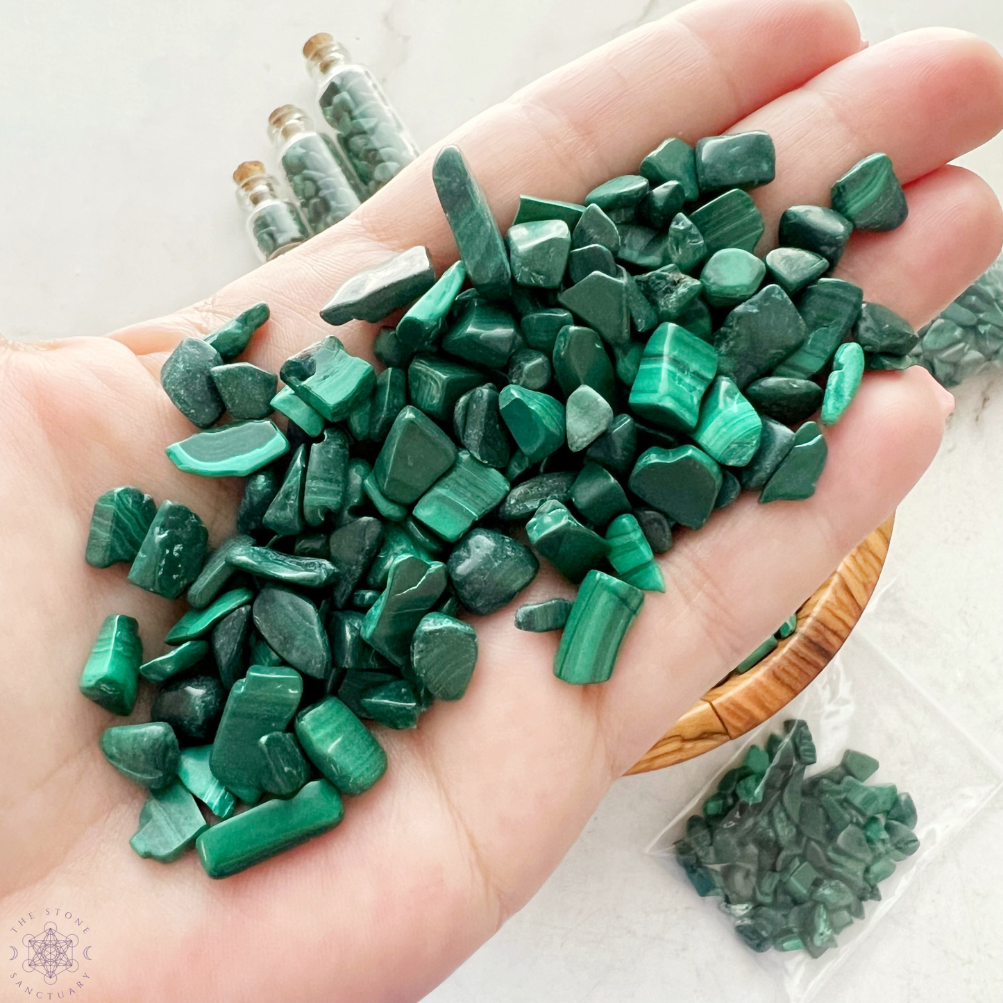 Malachite Crystal Chips
