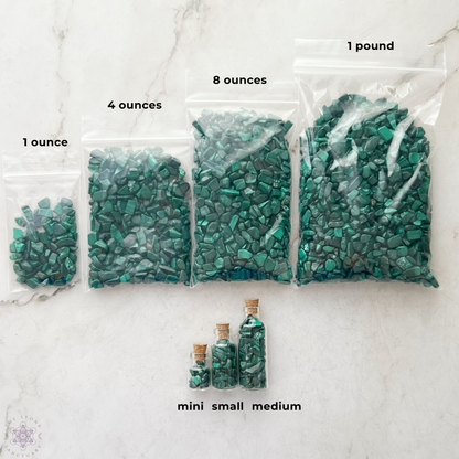 Malachite Crystal Chips
