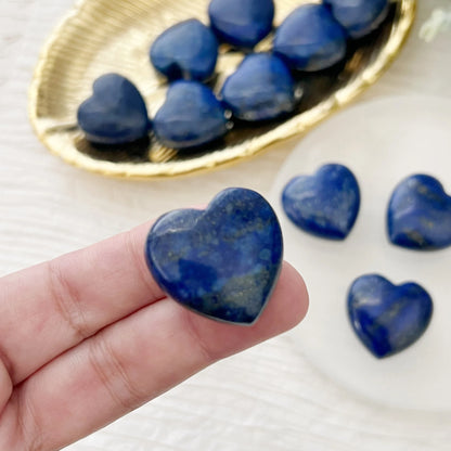 1" Mini Lapis Lazuli Heart