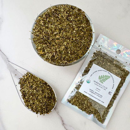 Moringa Leaf, Cut and Sifted, Organic