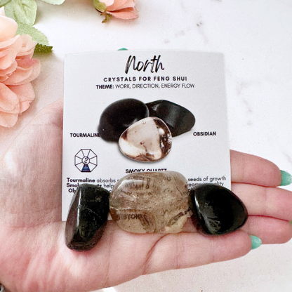 North Feng Shui Crystal Kit – Career, Direction & Energy Flow