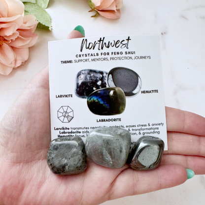 Northwest Feng Shui Crystal Kit – Guidance, Protection & Support