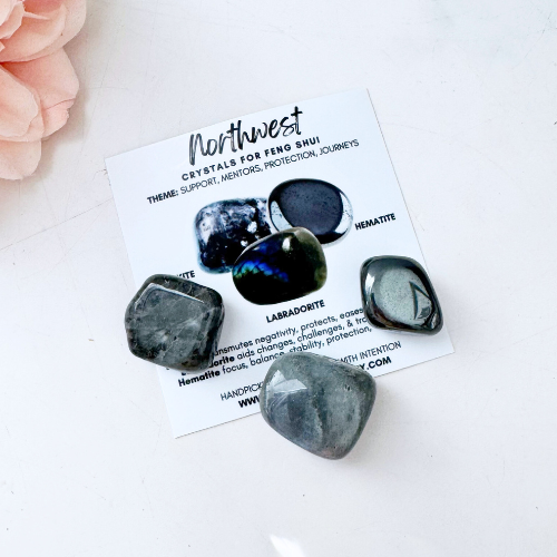 Northwest Feng Shui Crystal Kit – Guidance, Protection & Support