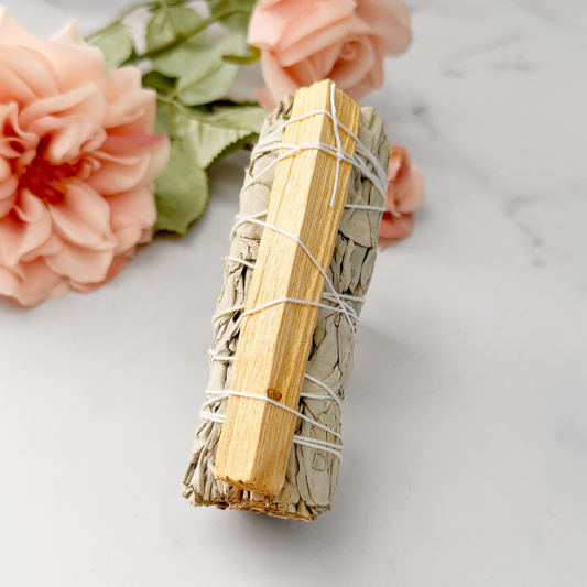 Organic White Sage & Palo Santo Smudge Stick