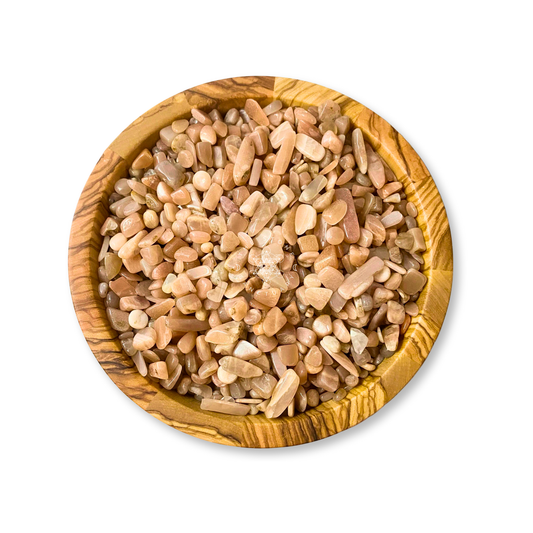 Peach Moonstone Crystal Chips