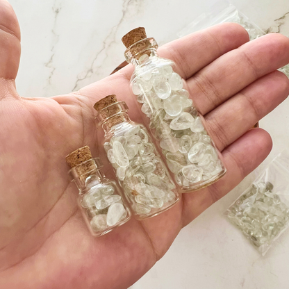 Prasiolite Crystal Chips