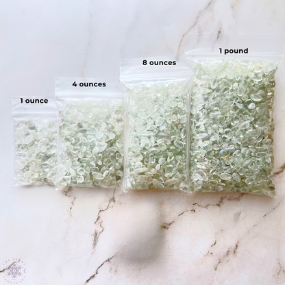 Prasiolite Crystal Chips