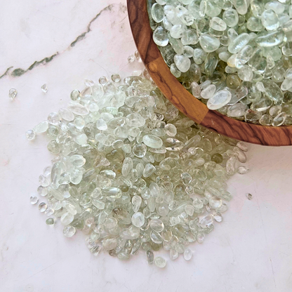 Prasiolite Crystal Chips