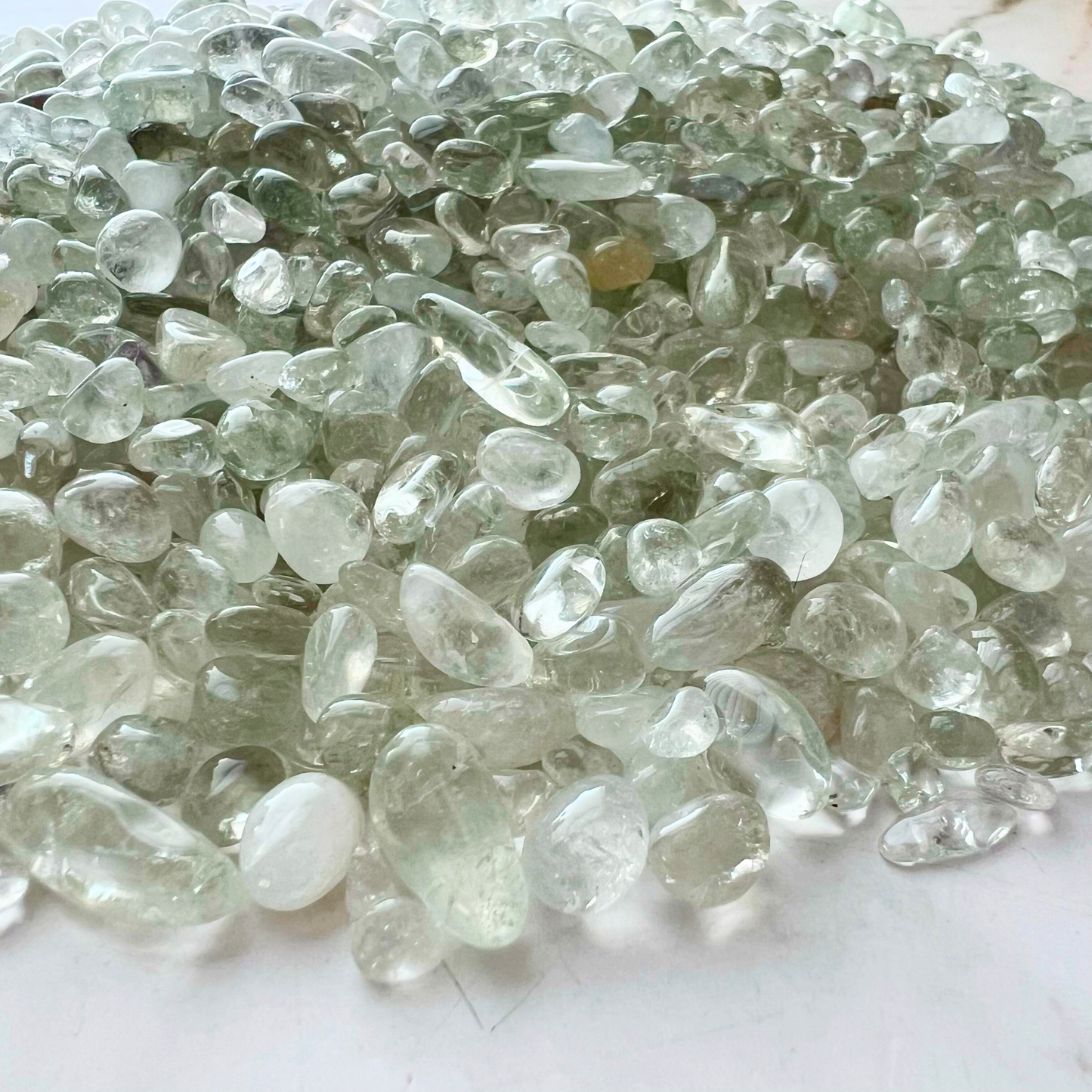 Prasiolite Crystal Chips