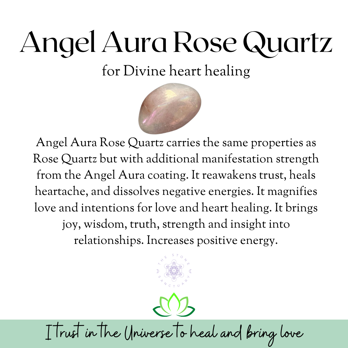 Angel Aura Rose Quartz Polished Point