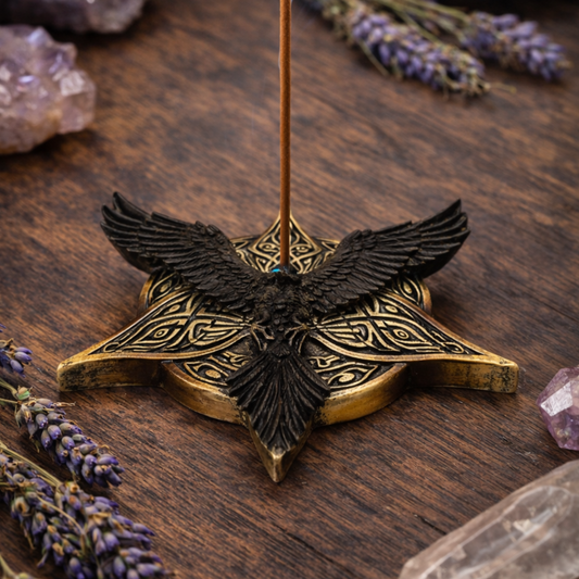 Raven Incense Holder