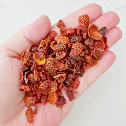 Rosehips, Cut and Sifted, Seedless, Organic