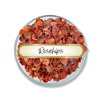 Rosehips, Cut and Sifted, Seedless, Organic