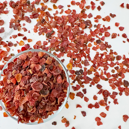 Rosehips, Cut and Sifted, Seedless, Organic