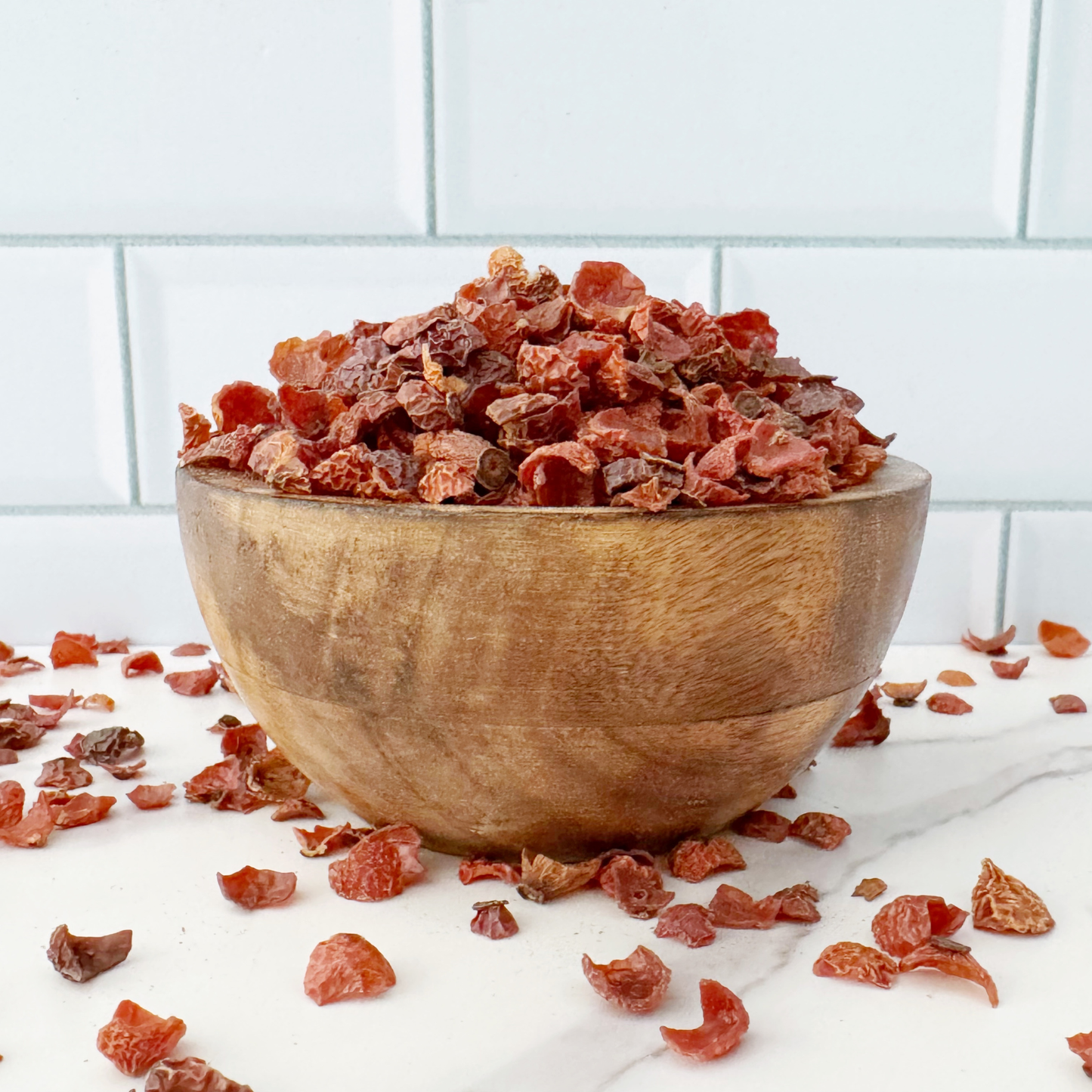 Rosehips, Cut and Sifted, Seedless, Organic