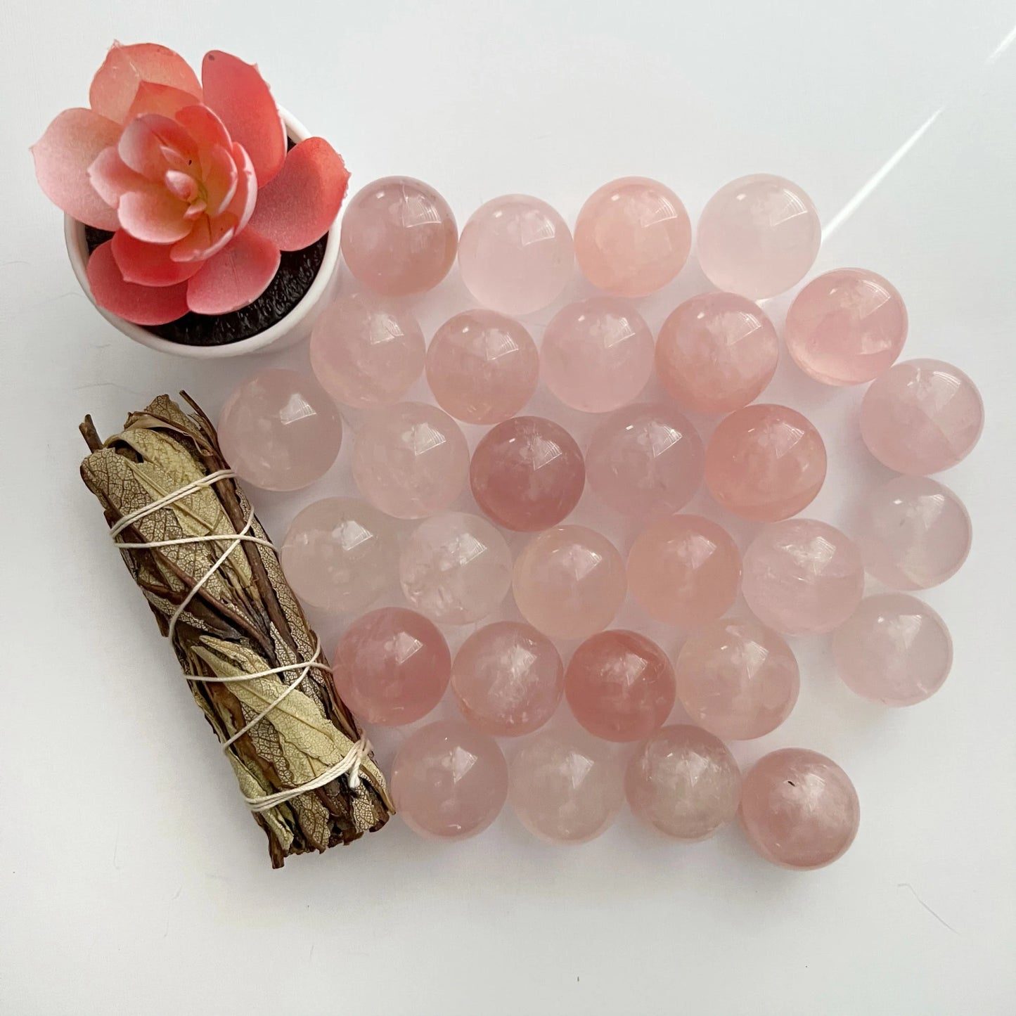Mini Rose Quartz Sphere