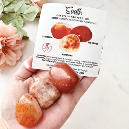 South Feng Shui Crystal Kit – Confidence, Visibility & Recognition