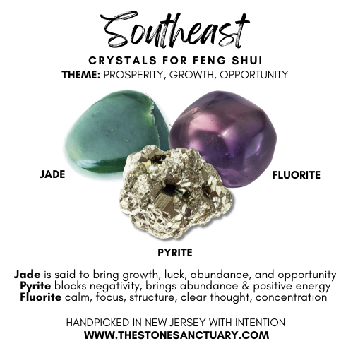 Southeast Feng Shui Crystal Kit – Wealth, Growth & Opportunity