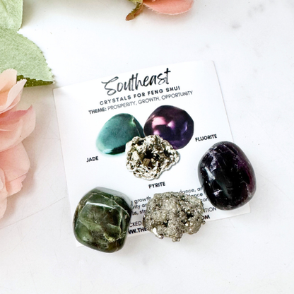 Southeast Feng Shui Crystal Kit – Wealth, Growth & Opportunity