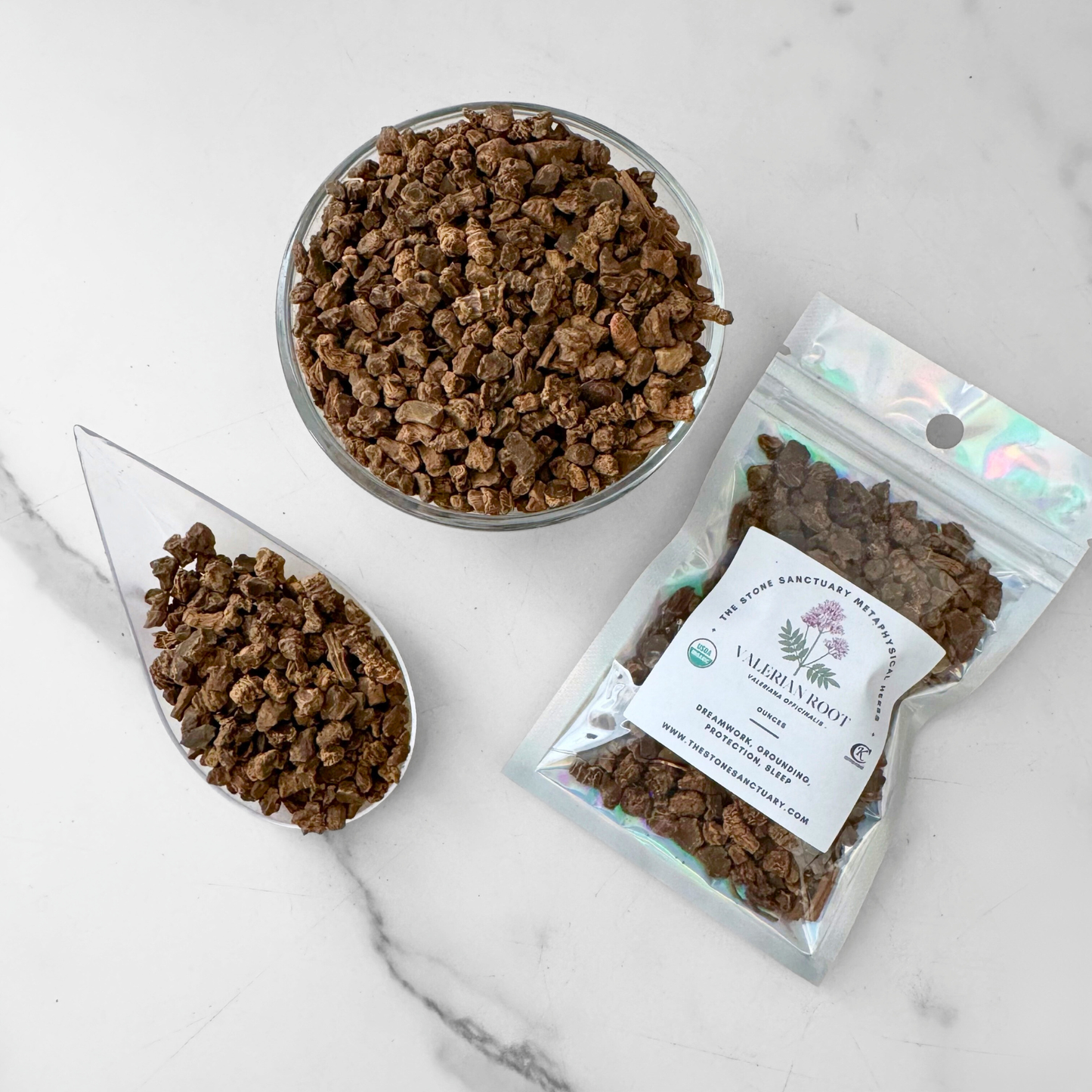 Valerian Root, Cut and Sifted, Organic