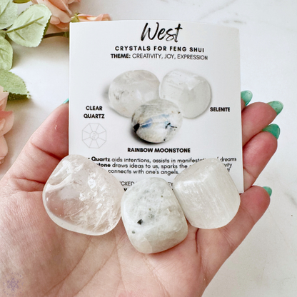 West Feng Shui Crystal Kit – Creativity, Joy & Expression