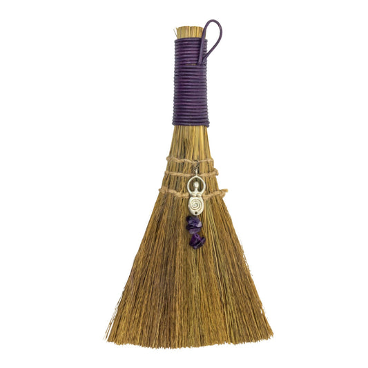 8.5" Besom - Goddess with Amethyst
