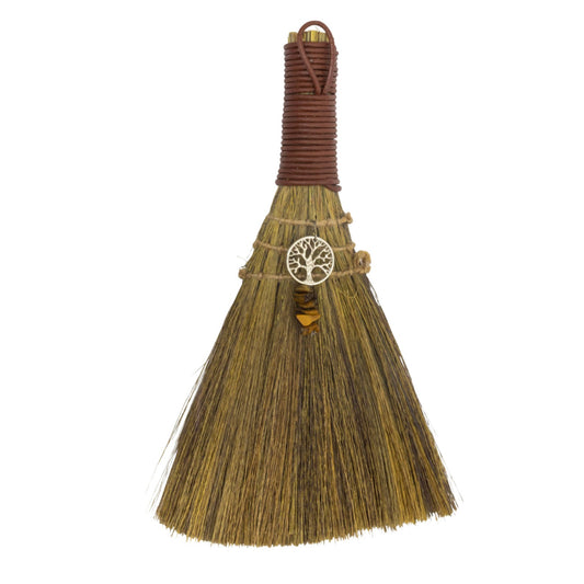 8.5" Besom - Tree of Life with Tiger’s Eye