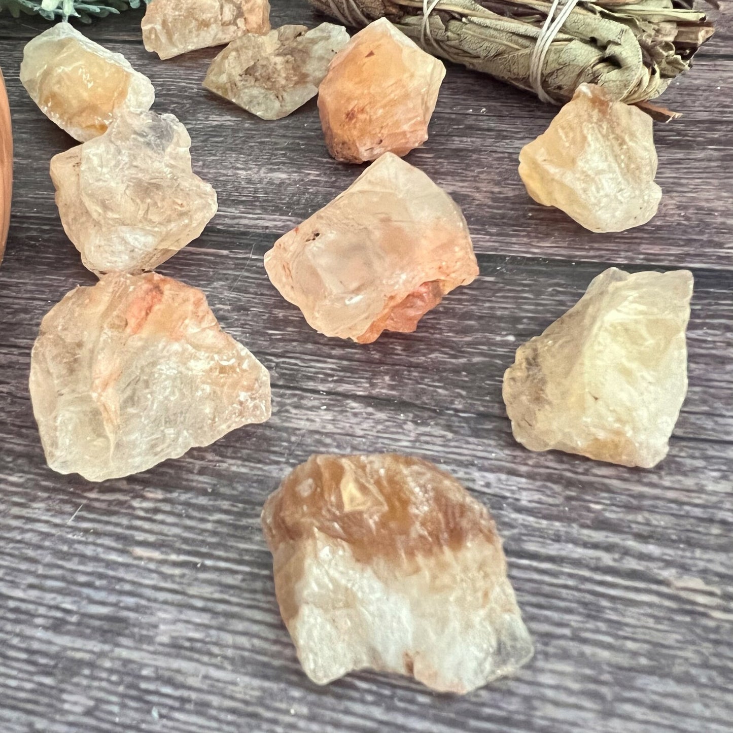 Raw Citrine Stones