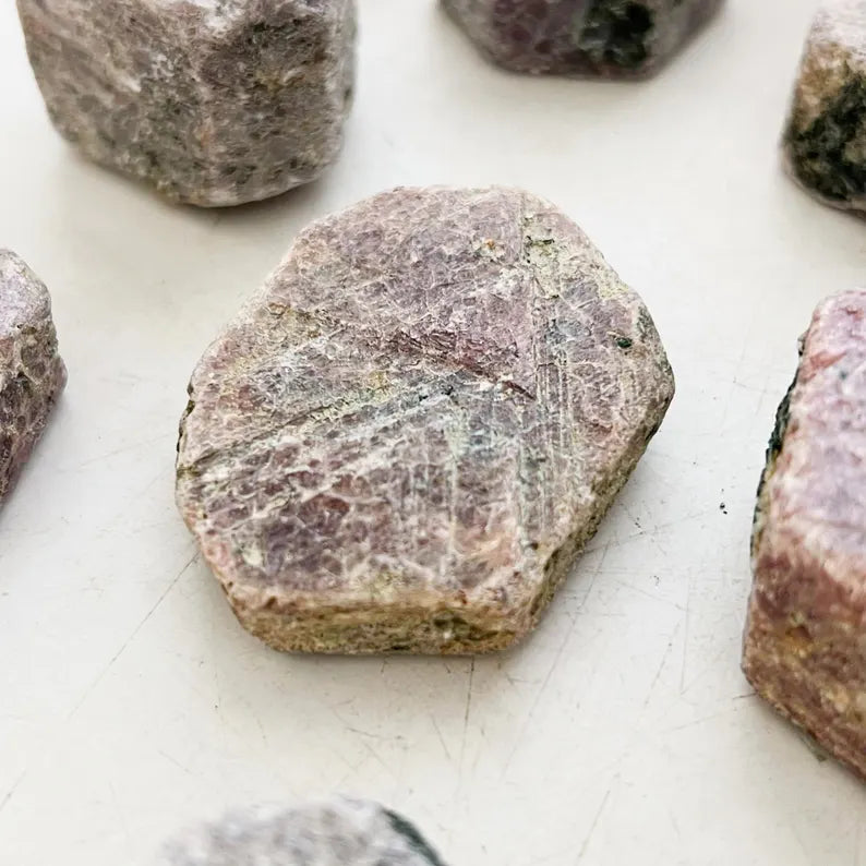Raw Ruby Hexagon