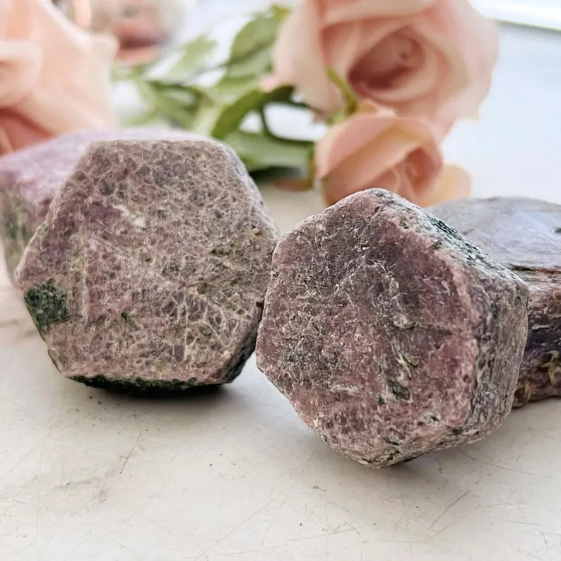 Raw Ruby Hexagon