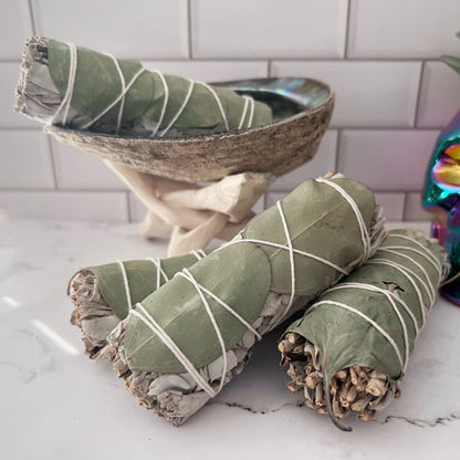 Eucalyptus & Organic White Sage Smudge Stick
