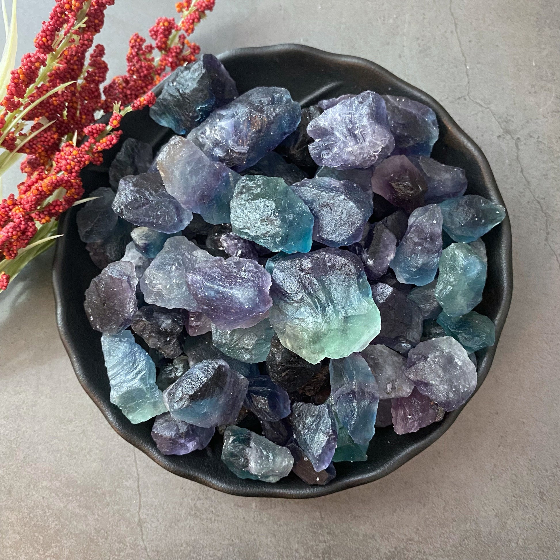 Raw Rainbow Fluorite Crystal The Stone Sanctuary