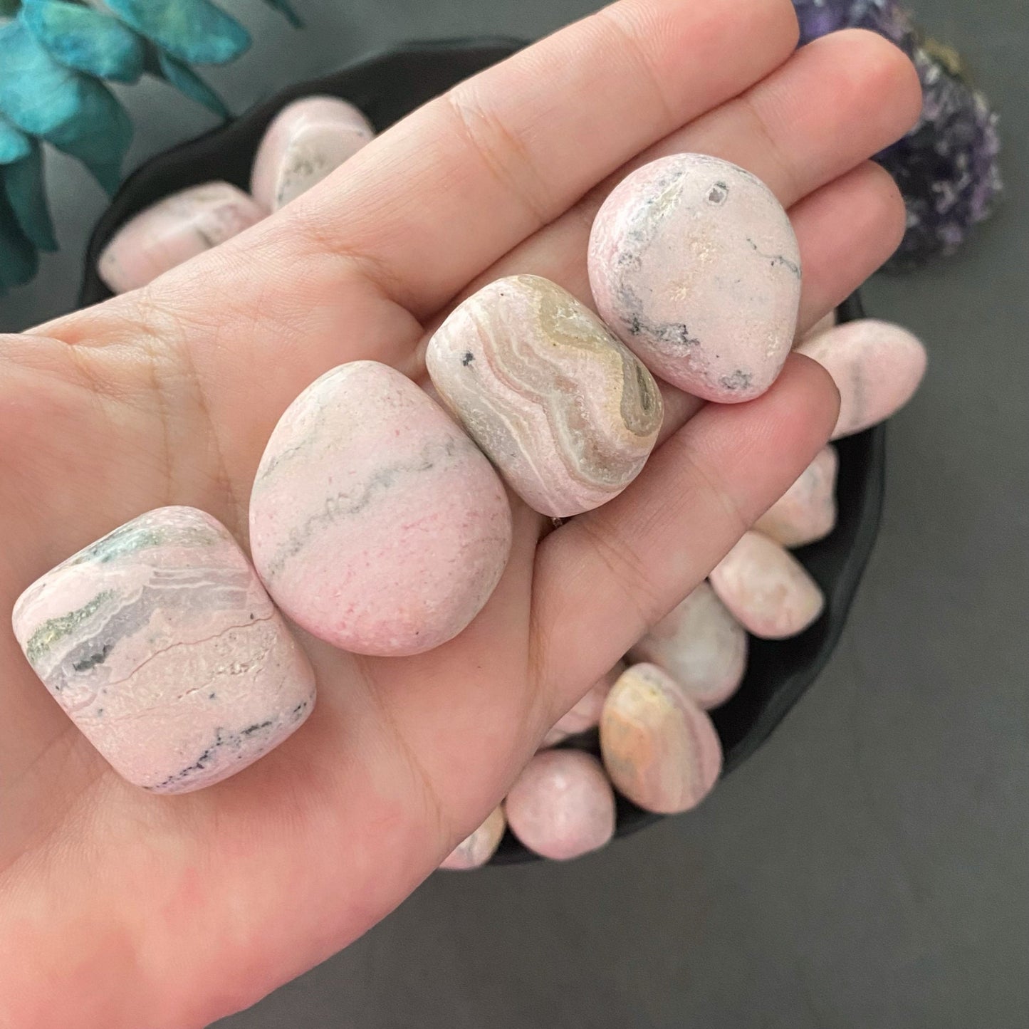 Rhodochrosite Tumbled Stones