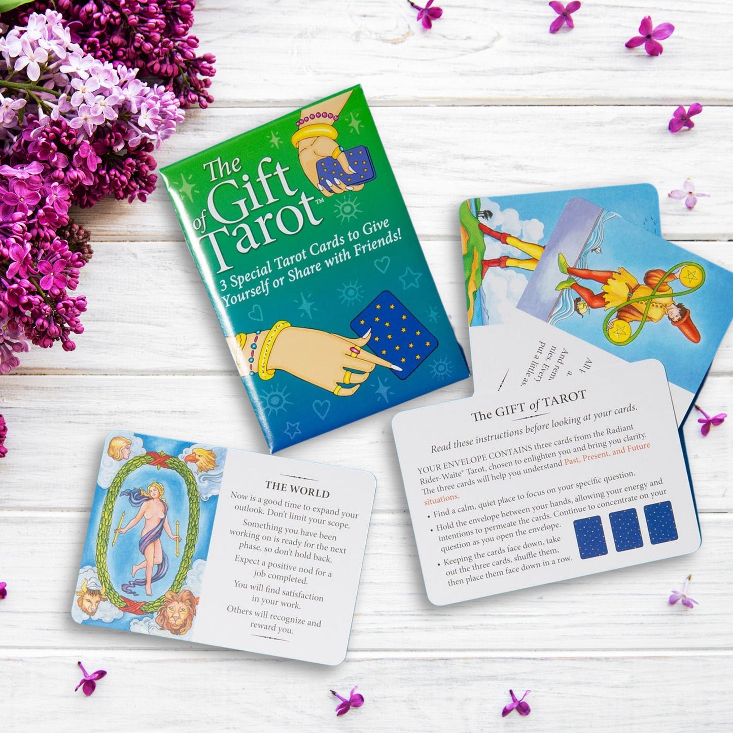 The Gift of Tarot (3 Card Tarot Reading Pack)