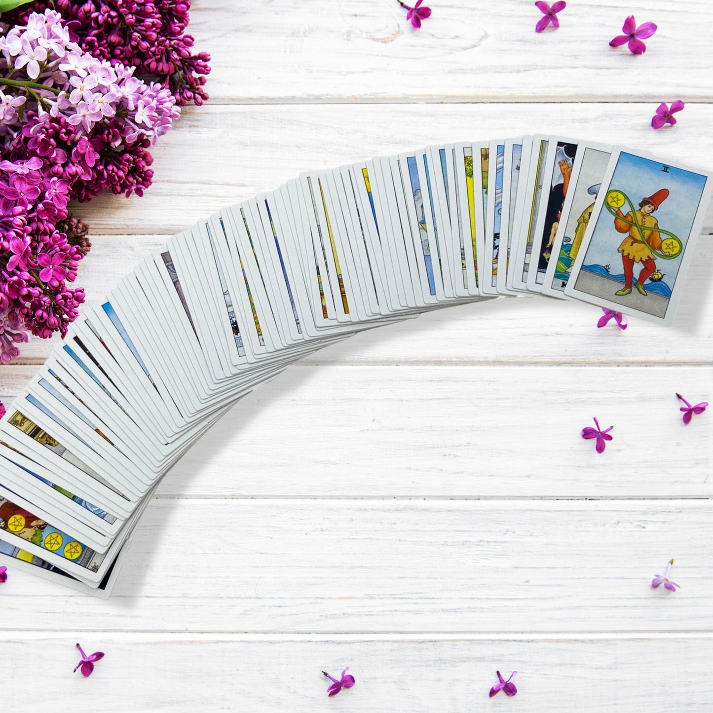Tiny Universal Waite Tarot Keychain