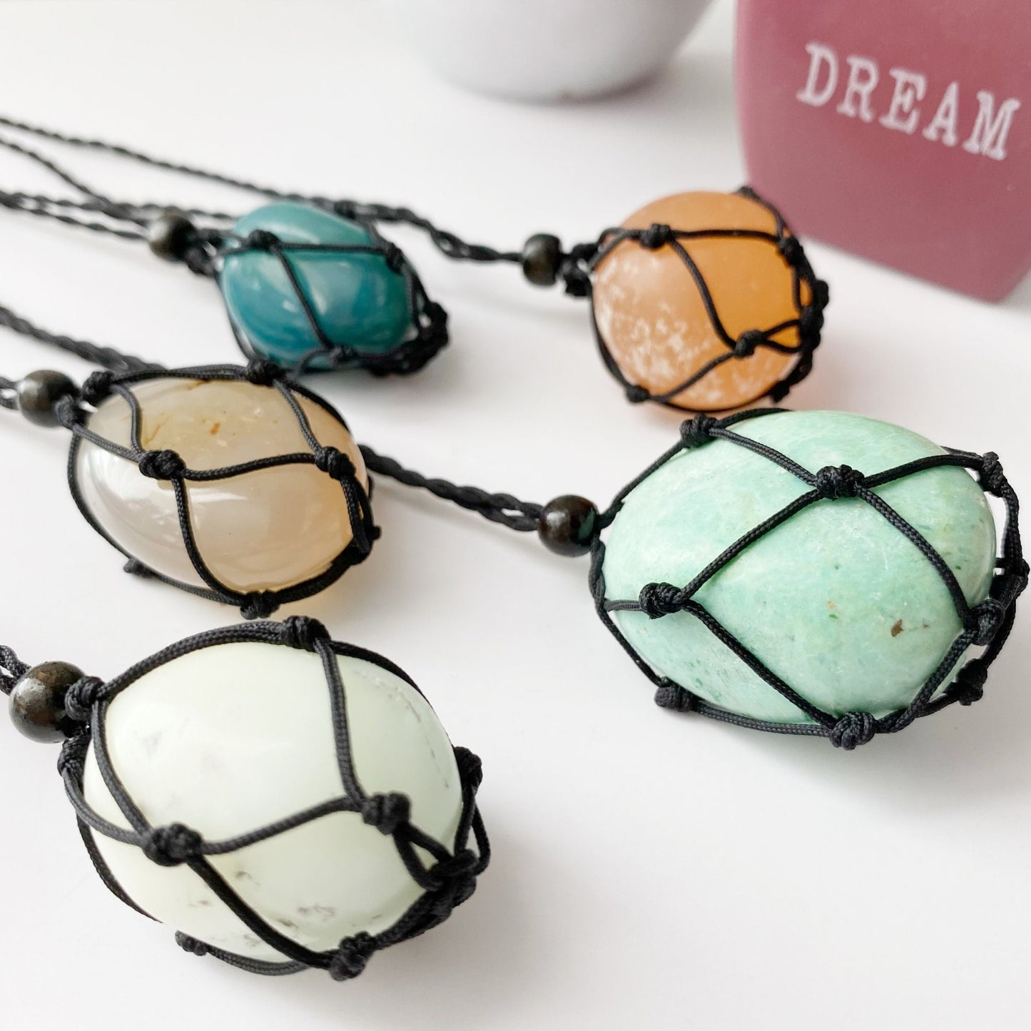 Empty Net Cage Necklace