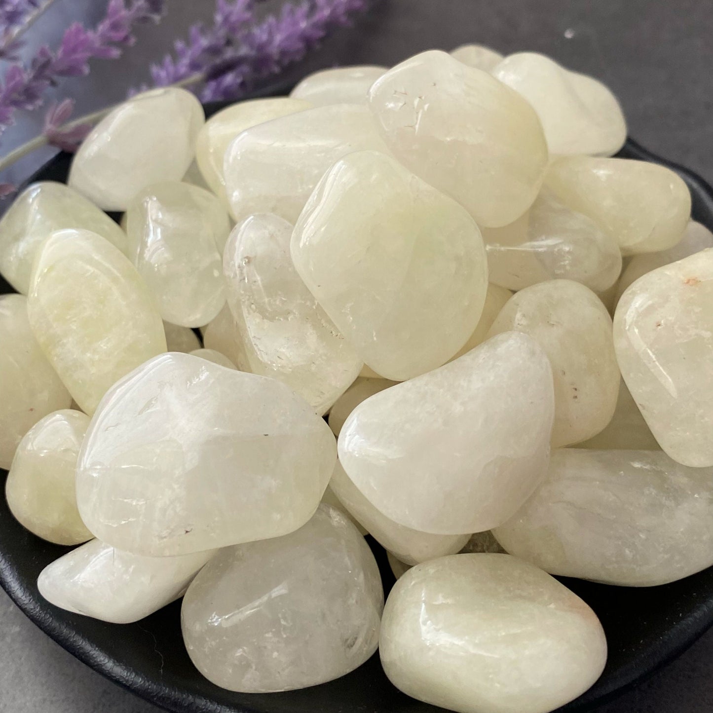 Natural Lemon Quartz Tumbled Stones