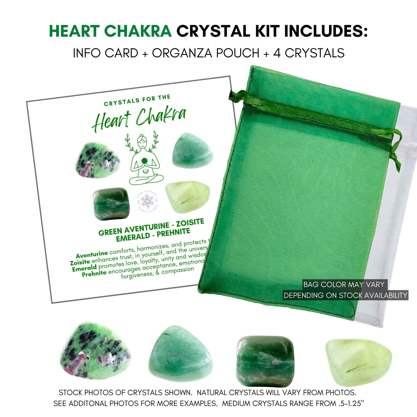 Heart Chakra Crystal Kit