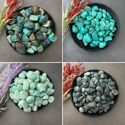 Throat Chakra Crystal Kit