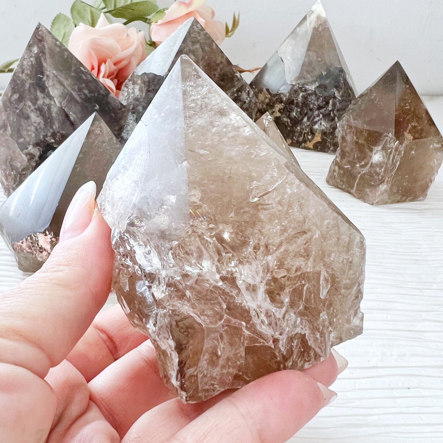 2-4" Smoky Quartz Top Polished Point