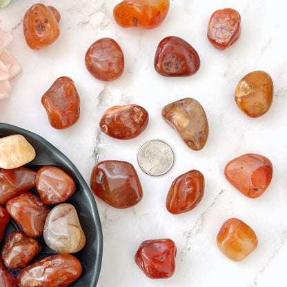 Carnelian Tumbled Pebble
