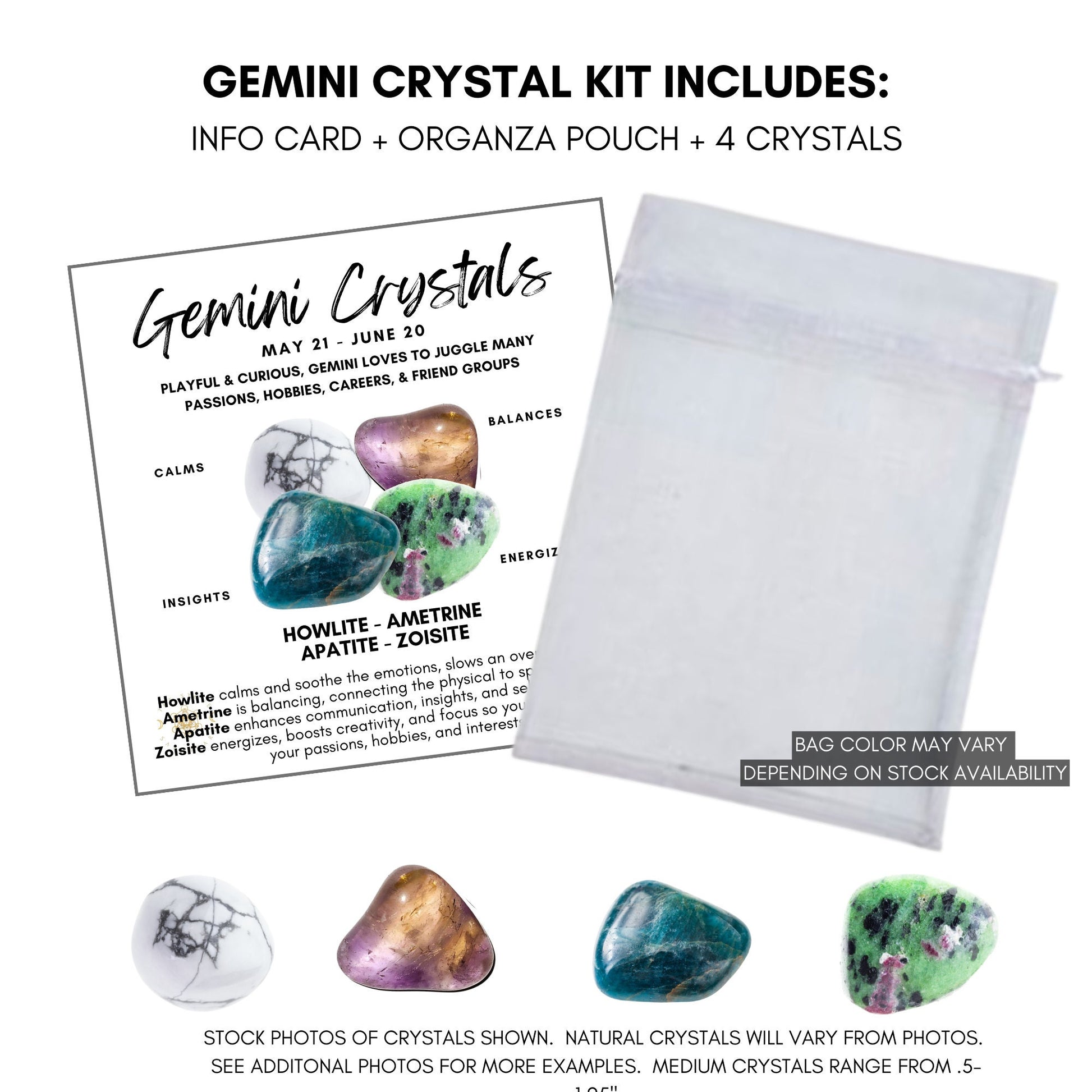 Gemini Crystal Kit The Stone Sanctuary - Main Image